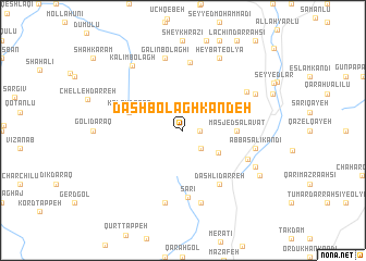 map of Dāsh Bolāgh Kandeh