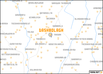 map of Dāshbolāgh