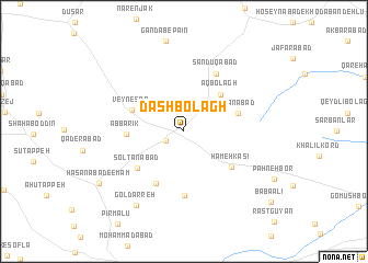 map of Dāsh Bolāgh