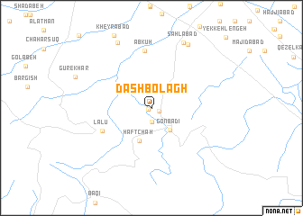 map of Dāshbolāgh