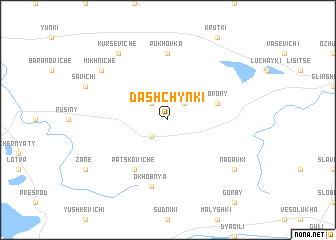 map of Dashchynki