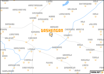 map of Dasheng\
