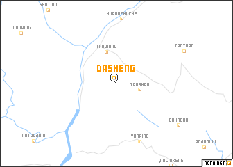 map of Dasheng