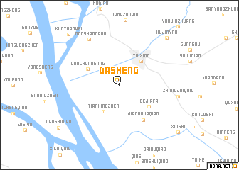 map of Dasheng