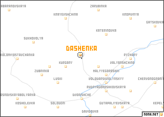 map of Dashenka