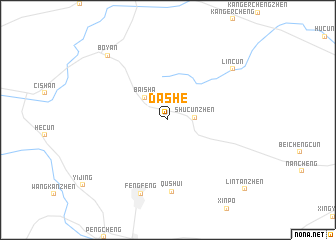 map of Dashe