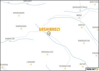 map of Dashibaozi