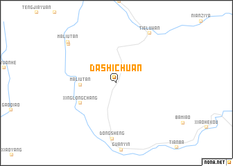 map of Dashichuan