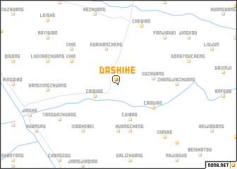 map of Dashihe
