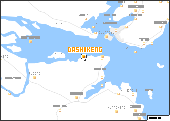 map of Dashikeng