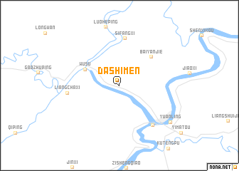 map of Dashimen