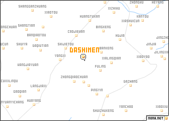 map of Dashimen