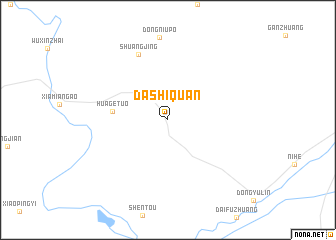 map of Dashiquan