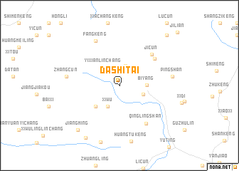 map of Dashitai