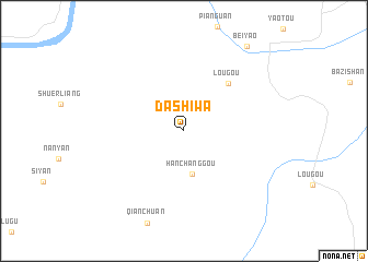 map of Dashiwa