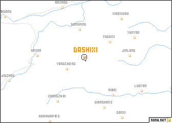 map of Dashixi