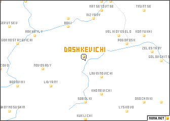 map of Dashkevichi