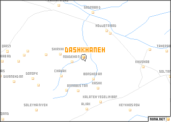 map of Dāsh Khāneh