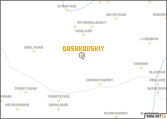 map of Dashkovskiy