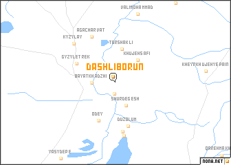 map of Dāshlī Borūn