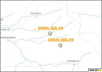 map of Dāshlī Qal‘eh