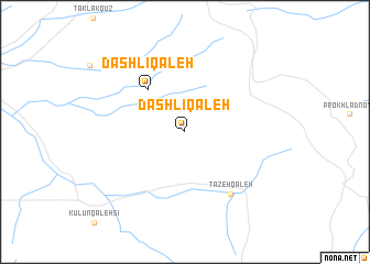 map of Dāshlī Qal‘eh