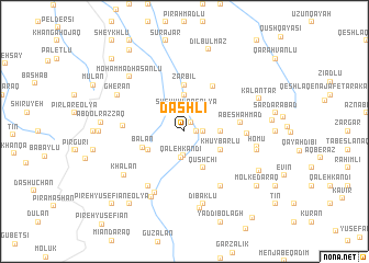 map of Dāshlī