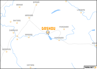 map of Dashou