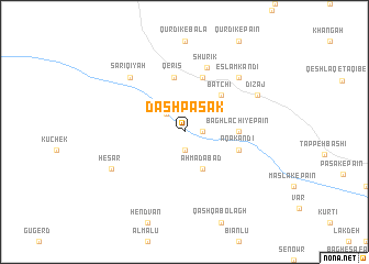 map of Dāsh Pasak