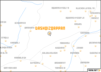 map of Dāsh Qīzqāppān
