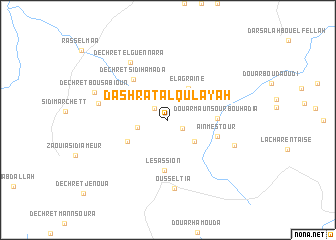 map of Dashrat al Qulay‘ah