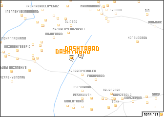 map of Dashtābād