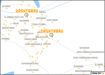 map of Dashtābād