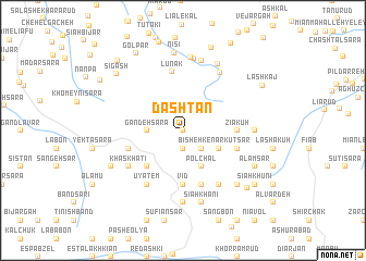 map of Dashtān