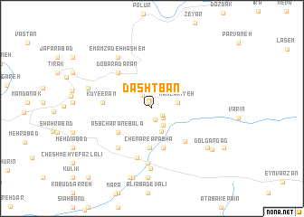 map of Dashtbān