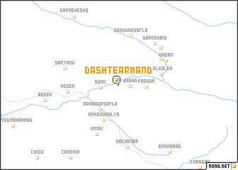 map of Dasht-e Armand