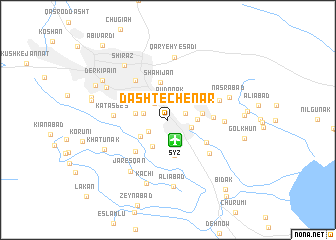 map of Dasht-e Chenār