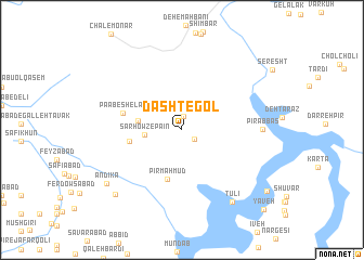 map of Dasht-e Gol