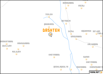 map of Dashteh