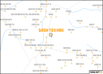 map of Dasht-e Khāk