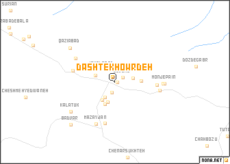 map of Dasht-e Khowrdeh