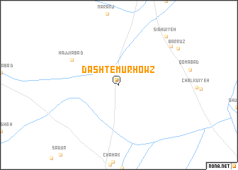 map of Dasht-e Mūr Ḩowẕ