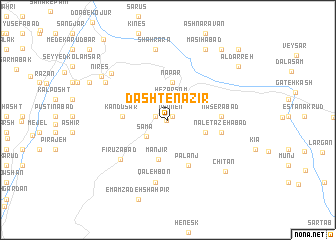 map of Dasht-e Naz̧īr