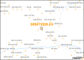 map of Dasht-e Qal‘eh