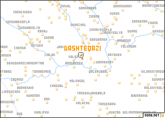 map of Dasht-e Qāẕī