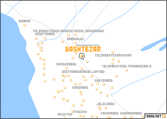 map of Dasht-e Zar