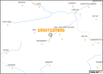 map of Dasht Gonbad