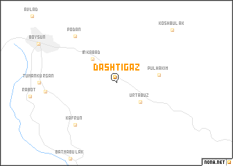 map of Dashtigaz