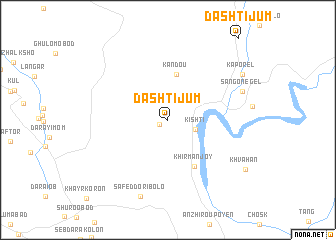 map of Dashti-Jum