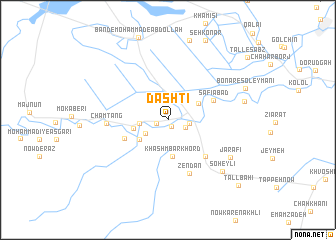 map of Dashtī